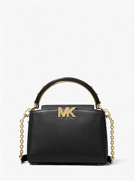 mk karlie bag|small pebbled leather crossbody bag.